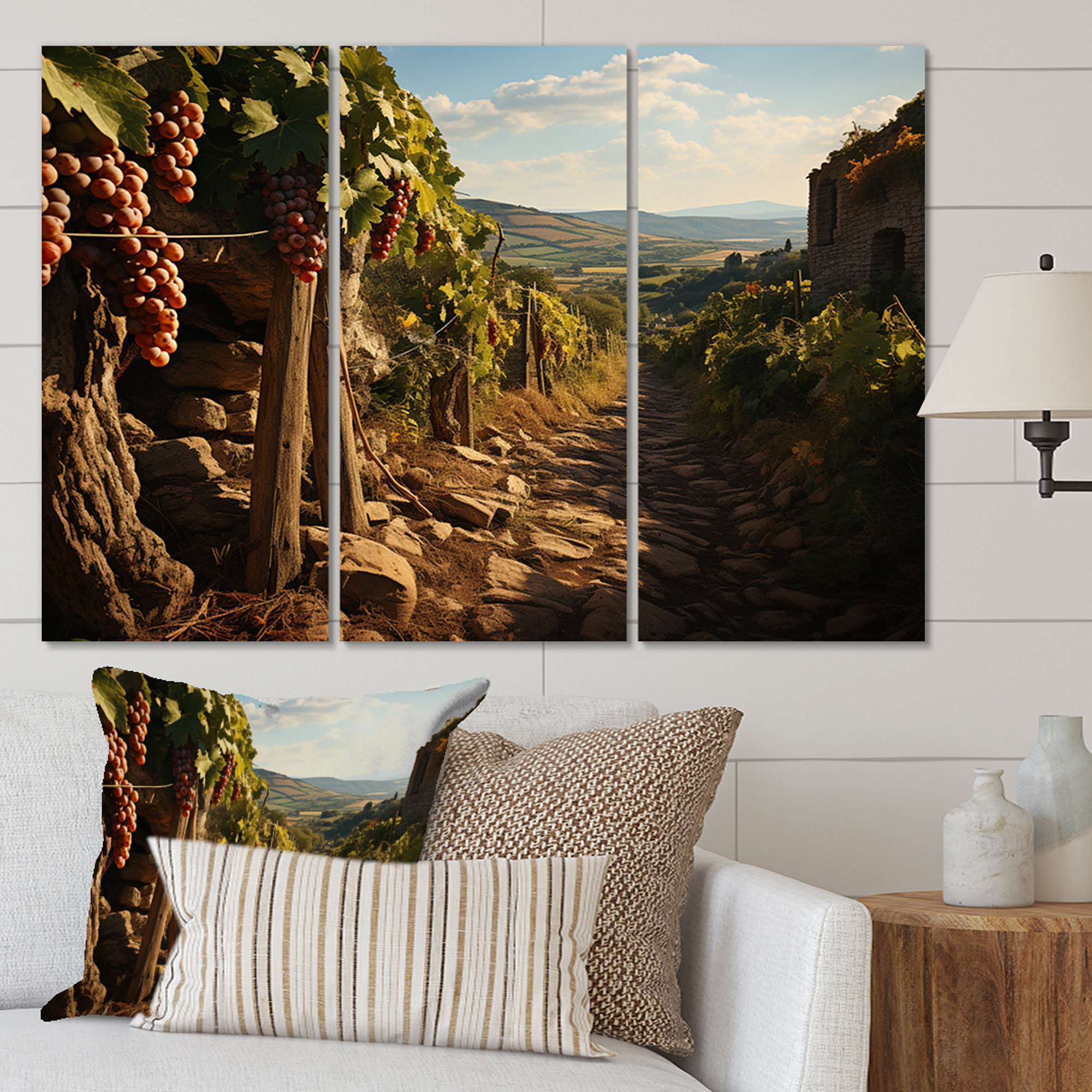 Latitude Run® Vineyard Hidden Gem - Landscapes Metal Wall Art Set ...
